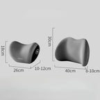 Car Headrest/Lumbar Support Car Neck Pillow Waist Cushion Driver Seat Backrest Car Cushion Driving Lumbar Support Waist Support
