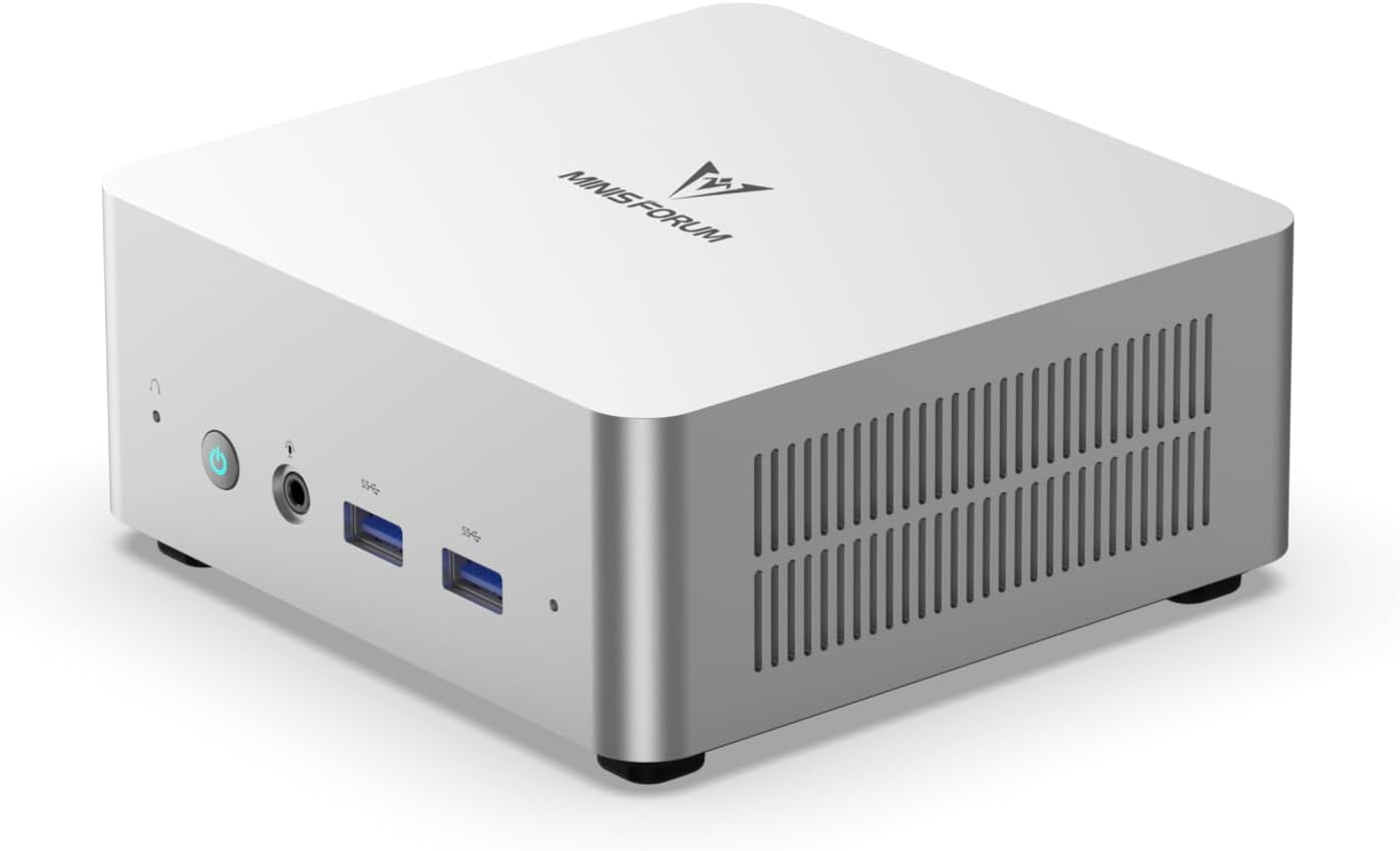 Mini PC I5 UN1250 Intel Core I5-1250P 12C/16T 16GB DDR4 512GB Pcie4.0 SSD, HDMI2.0/USB Type-C/Displayport1.4, 2.5 G RJ45 Lan,Mini Business Computers Auto Power On