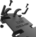 Quick-Grip Large Phone Mount with Handlebar U-Bolt Base RAM-B-149Z-A-PD4U with Short Arm for Motorcycle, ATV/UTV, Bike