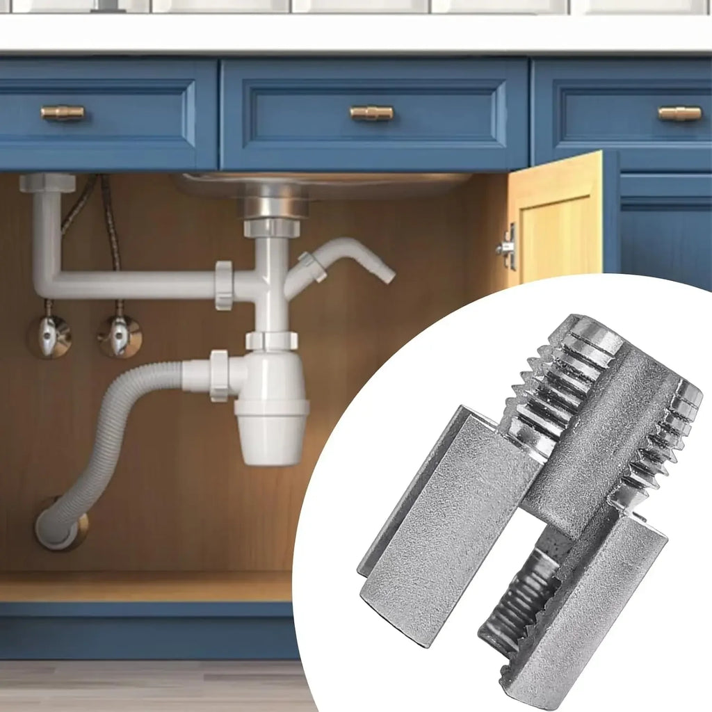 Pipe Thread Cutting Tool Integrated Internal & External Pipe Threading Tool Electric Drill Compatible PVC Pipe Threader Kit