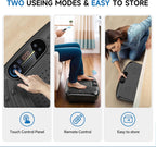 Vibration Plate Exercise Machine Weight Loss, Full Body Workout Vibration Plate Lymphatic Drainage, 199 Adjustable Speeds Power Shaping Vibrating Plate 450 Lbs Capacity Fitness Platform