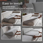 Universal Elastic Sofa Cushion Cover, Modern Anti-Slip Protector for L-Shaped Sofas, Non-Sensitive Goods, Woven Weaving Method, Dustproof Sofa Slipcover, No Plug Type