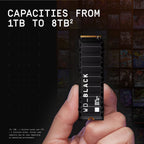 4TB SN850X Nvme Internal Gaming Solid State Drive with Heatsink - Works with Playstation 5, Gen4 Pcie, M.2 2280, up to 7,300 Mb/S - WDS400T2XHE
