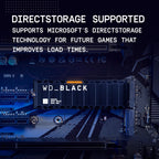4TB SN850X Nvme Internal Gaming Solid State Drive with Heatsink - Works with Playstation 5, Gen4 Pcie, M.2 2280, up to 7,300 Mb/S - WDS400T2XHE