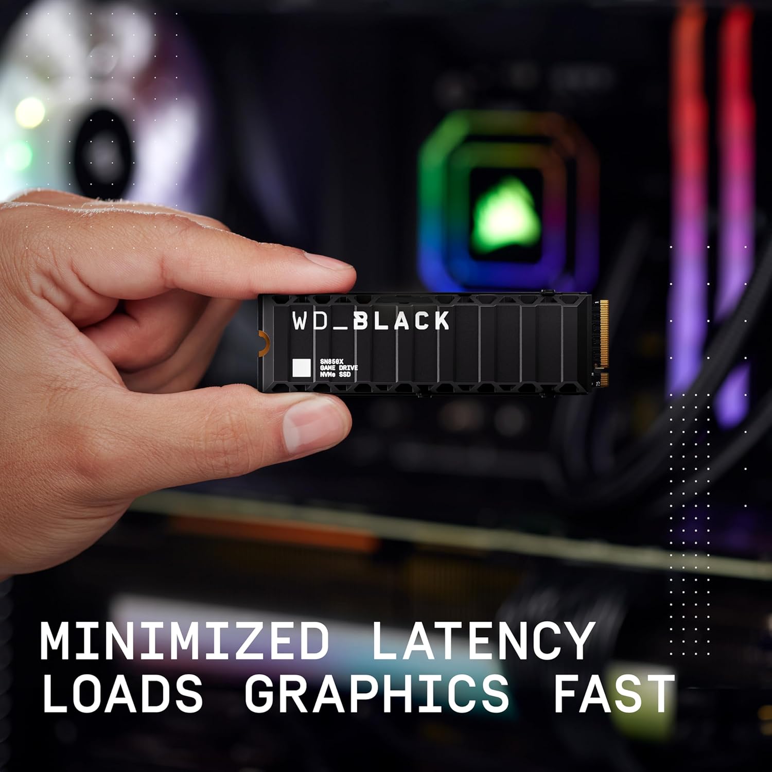 4TB SN850X Nvme Internal Gaming Solid State Drive with Heatsink - Works with Playstation 5, Gen4 Pcie, M.2 2280, up to 7,300 Mb/S - WDS400T2XHE