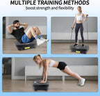 Vibration Plate Exercise Machine for Whole Body Workout , Weight Loss, and Lymphatic Drainage – Power Vibrate Platform, Shake Plate for Home Fitness and Fat Burning for Women Men