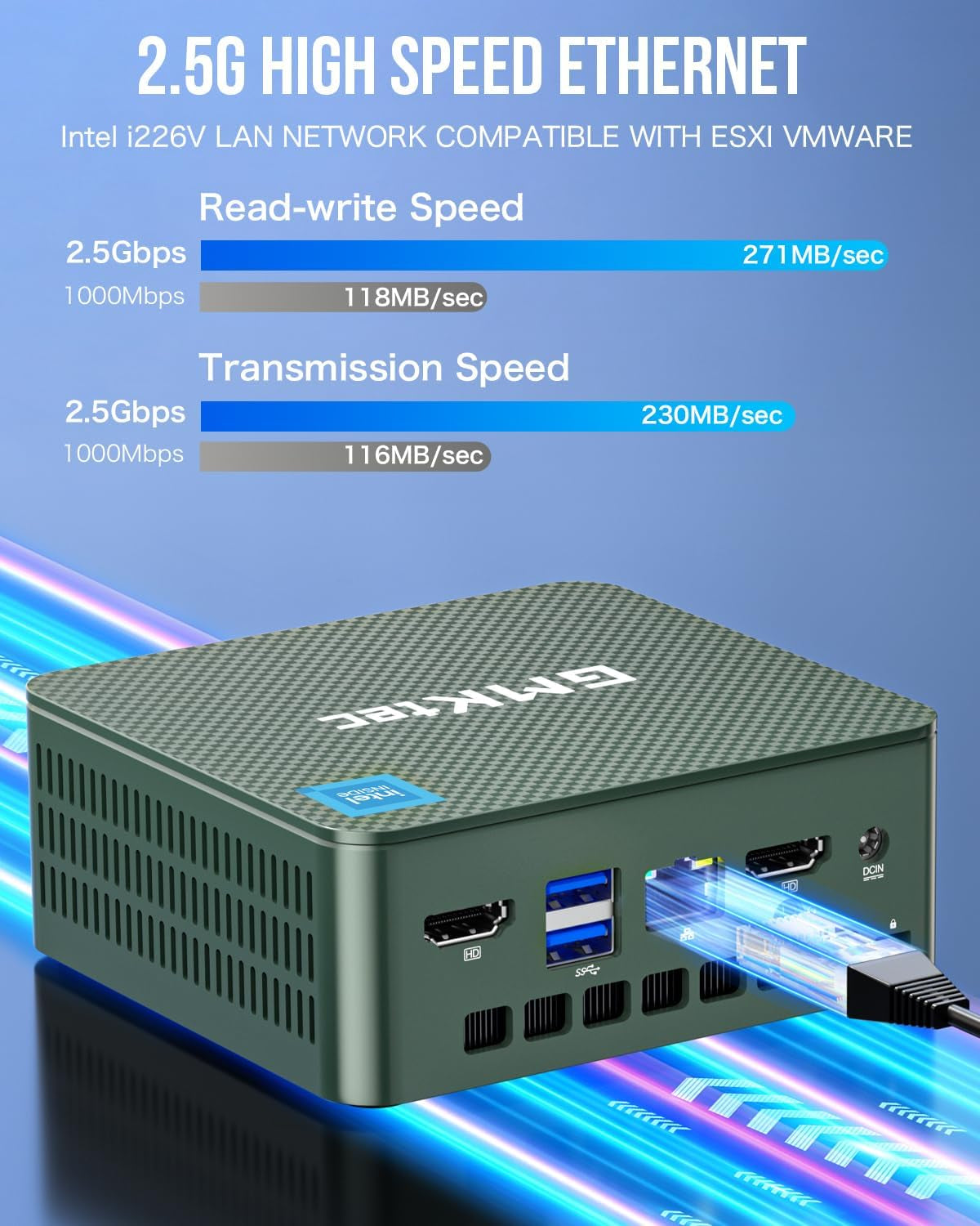 Mini PC, Intel Twin Lake N150 (Upgraded N100), 16GB DDR4 RAM 512GB Pcie M.2 SSD, Desktop Computer 4K Dual Hdmi/Usb3.2/Wifi 6/Bt5.2/2.5Gbe RJ45 for Office, Business