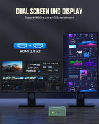 Mini PC, Intel Twin Lake N150 (Upgraded N100), 16GB DDR4 RAM 512GB Pcie M.2 SSD, Desktop Computer 4K Dual Hdmi/Usb3.2/Wifi 6/Bt5.2/2.5Gbe RJ45 for Office, Business