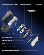 Air12 Lite Mini PC (3-Year Quality Support),With 12Th Gen Intel N150 (Upgraded N100),16GB RAM 512GB Nvme Pcie M.2 SSD,6 USB Ports 9-Pin Mini Desktop Computer for Home/Business/Office