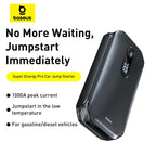 Baseus 1000A Portable Car Jump Starter Pack Booster Charger Battery Gift for Him Fast Deliver C02 Phone Holder T-Space Holder