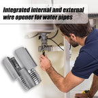 Pipe Thread Cutting Tool Integrated Internal & External Pipe Threading Tool Electric Drill Compatible PVC Pipe Threader Kit