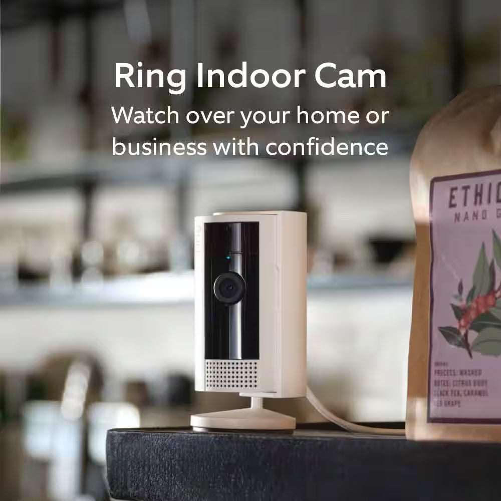 Indoor Cam (2Nd Gen) - Plug-In Smart Security Wifi Video Camera, with Included Privacy Cover, Night Vision, White