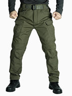 2025 Flap Pocket Men'S Fleece Straight Leg Cargo Pants, Loose Casual Tactical Pants, Mens Work Pants for Hiking Climbing