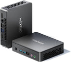 Air12 Lite Mini PC (3-Year Quality Support),With 12Th Gen Intel N150 (Upgraded N100),16GB RAM 512GB Nvme Pcie M.2 SSD,6 USB Ports 9-Pin Mini Desktop Computer for Home/Business/Office